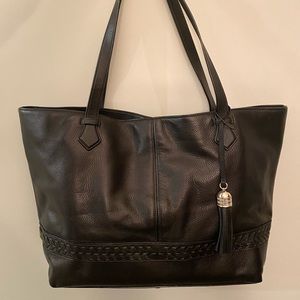 Cole Haan Black Lacy Tote Bag